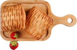 Слойка ЛЕНТА FRESH с клубникой, 100г