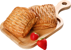 Слойка ЛЕНТА FRESH с клубникой, 100г