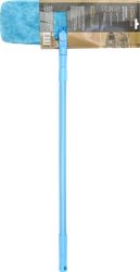 Швабра для пола HOMECLUB двусторонняя с насадкой из микрофибры 40x12см, 
телескопическая ручка 68–120см, Арт. ТС907