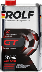 Масло моторное ROLF GT SAE 5W-40 API SN/CF, синтетическое, 1л