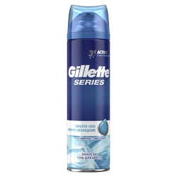 Гель для бритья GILLETTE Series Sensitive Cool, для чувствительной кожи, 200мл