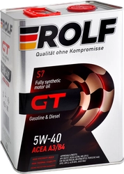 Масло моторное ROLF GT SAE 5W-40 API SN/CF, синтетическое, 4л