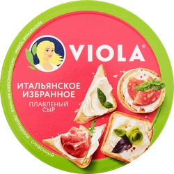 Сыр плавленый VIOLA Ассорти Итальянское избранное 45%, без змж, 130г