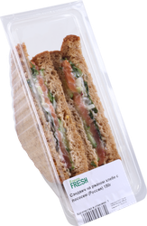 Сэндвич ЛЕНТА FRESH на ржаном хлебе с лососем, 150г