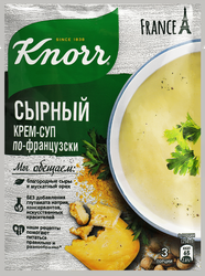 Изображение товара Смесь KNORR Сырный крем-суп по-французски, 48г