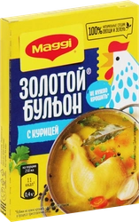 Бульон MAGGI Золотой с курицей в кубиках, 72г