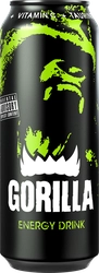 Напиток энергетический GORILLA тонизирующий без консервантов газированный, 0.45л