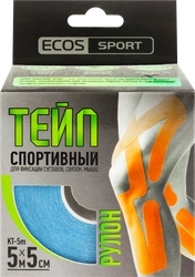 Тейп спортивный ECOS, Арт. 5189, 5м