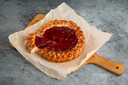 Пирог ЛЕНТА FRESH с клубникой постный, весовой