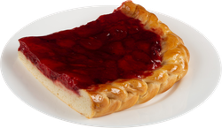 Пирог ЛЕНТА FRESH с клубникой постный, весовой