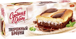 Пирог ЧЕРЕМУШКИ Сдобная Особа Творожный брауни, 400г