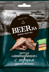 Изображение товара Рыбка сушеная BEERKA Янтарная с перцем, филе, 40г