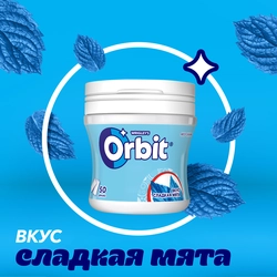 Жевательная резинка ORBIT Сладкая мята, банка, 68г