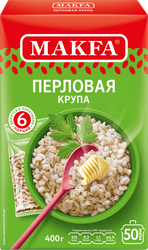 Изображение товара Крупа MAKFA Перловая в пакетиках, 400г
