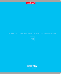 Тетрадь ученическая ERICHKRAUSE Общая MC-7, 48 листов, в клетку Арт. 47512, 100