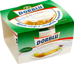 Крем-сыр DORBLU A la creme с голубой плесенью 65%, без змж, 80г