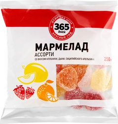 Мармелад 365 ДНЕЙ Ассорти, 250г