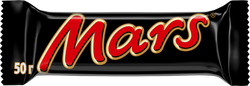 Изображение товара Батончик шоколадный MARS с нугой и карамелью, 50г