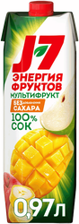 Изображение товара Сок J7 Мультифруктовый с мякотью, 0.97л
