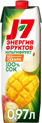 Изображение товара Сок J7 Мультифруктовый с мякотью, 0.97л