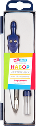 Готовальня СПЕЙС 2 предмета, циркуль 12см Арт. 260693