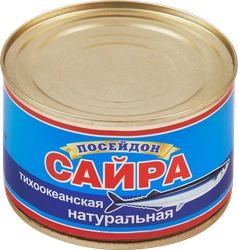 Сайра Тихоокеанская натуральная, 230/250г