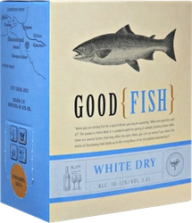 Вино GOOD FISH белое сухое, 3л