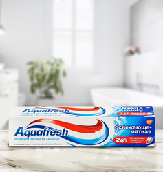 Зубная паста AQUAFRESH Total Care Освежающе-мятная, 100мл