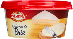 Сыр плавленый PRESIDENT Creme de brie 50%, без змж, 125г