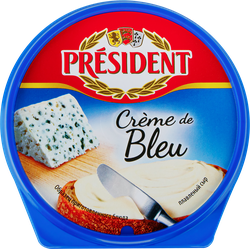 Сыр плавленый PRESIDENT Creme de bleu 50%, без змж, 125г