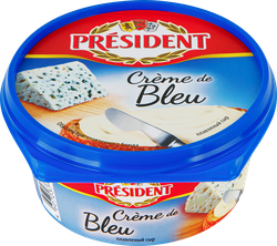 Сыр плавленый PRESIDENT Creme de bleu 50%, без змж, 125г
