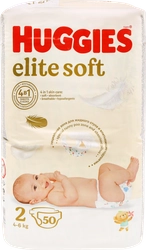 Подгузники детские HUGGIES Elite Soft 2, 4–6кг, 50шт