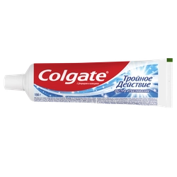 Зубная паста COLGATE Тройное действие Экстра отбеливание для восстановления естественной белизны зубов с первого применения, 100мл