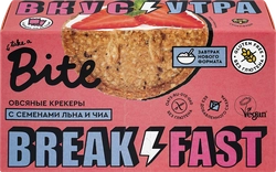 Крекеры овсяные TAKE A BITE с семенами подсолнечника, льна и чиа, 200г