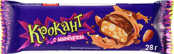 Изображение товара Батончик грильяжный KDV Крокант с миндалем в глазури, 28г