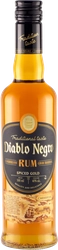 Напиток спиртной DIABLO NEGRO CARIBBEAN RUM GRAN RESERVA SPICED GOLD 40%, 0.5л