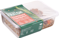 Томленая говядина ЛЕНТА FRESH с рассыпчатой гречкой, 270г