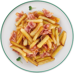 Изображение товара Картофель жареный ЛЕНТА FRESH с беконом, 300г