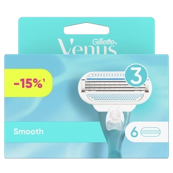 Кассеты сменные для бритья GILLETTE Venus Smooth, 6шт