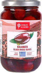Маслины с косточкой DOLCE ALBERO сорт Каламата, 350г