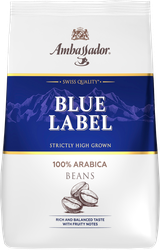 Изображение товара Кофе зерновой AMBASSADOR Blue Label натуральный жареный, 1кг