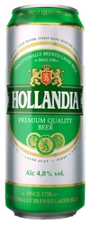 Пиво светлое HOLLANDIA фильтрованное пастеризованное, 4,8%, ж/б, 0.45л