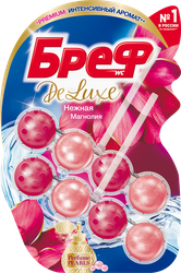 Изображение товара Блок для унитаза БРЕФ DeLuxe Нежная магнолия, 2x50г
