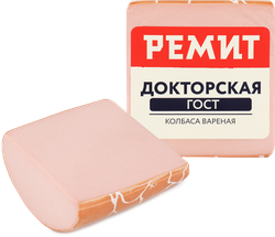 Колбаса вареная РЕМИТ Докторская ГОСТ, 400г
