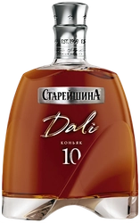 Коньяк СТАРЕЙШИНА DALI старый КС 10 лет 40%, 0.5л