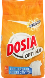 Стиральный порошок DOSIA Optima Альпийская свежесть, 8кг