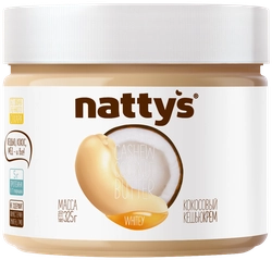 Паста ореховая NATTYS Кешью-кокосовая с медом, 325г