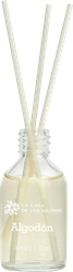 Аромадиффузор LACASADELOSAROMAS с ароматом хлопка, с 3 палочками, 30мл