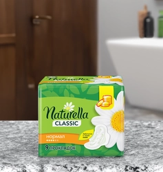 Прокладки NATURELLA Classic Normal ароматизированные, с крылышками, 9шт