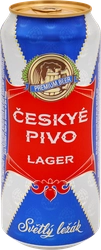 Пиво светлое CESKYE PIVO Lager фильтрованное пастеризованное 4,6%, ж/б, 
0.5л